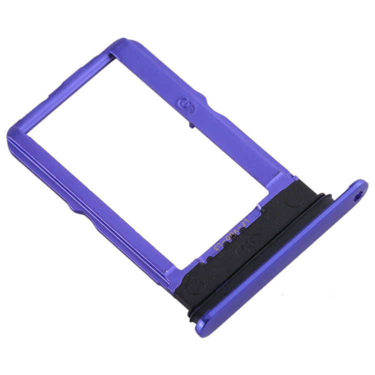 For vivo S5 SIM Card Tray + SIM Card Tray (Blue) - Card Tray by buy2fix | Online Shopping UK | buy2fix