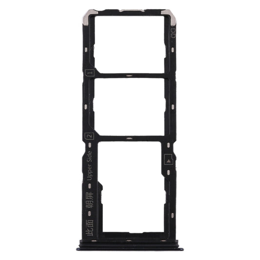For Vivo S1 SIM Card Tray + SIM Card Tray + Micro SD Card Tray (Black) - Card Tray by buy2fix | Online Shopping UK | buy2fix