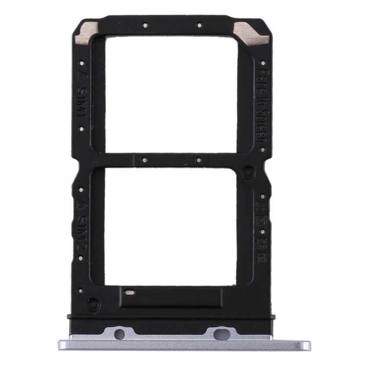 For Realme X2 Pro SIM Card Tray + SIM Card Tray (Silver) - Card Tray by buy2fix | Online Shopping UK | buy2fix