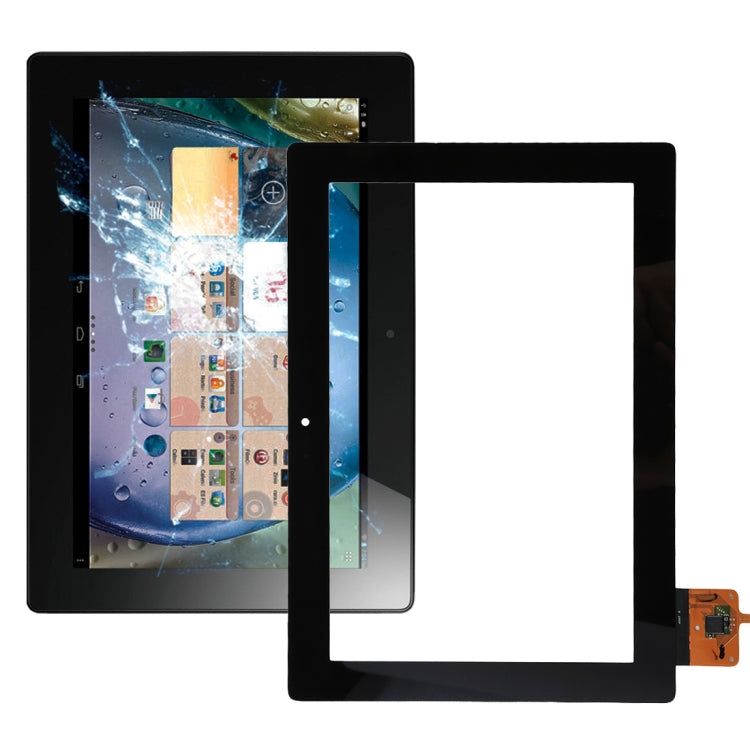 For Lenovo S6000 mcF-101-0887-v2 Touch Panel(Black) - Touch Panel by buy2fix | Online Shopping UK | buy2fix