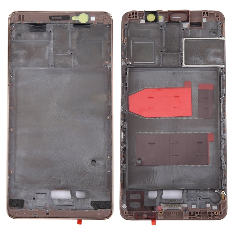 For Huawei Mate 9 Front Housing LCD Frame Bezel Plate(Mocha Gold) - Full Housing Cover by buy2fix | Online Shopping UK | buy2fix