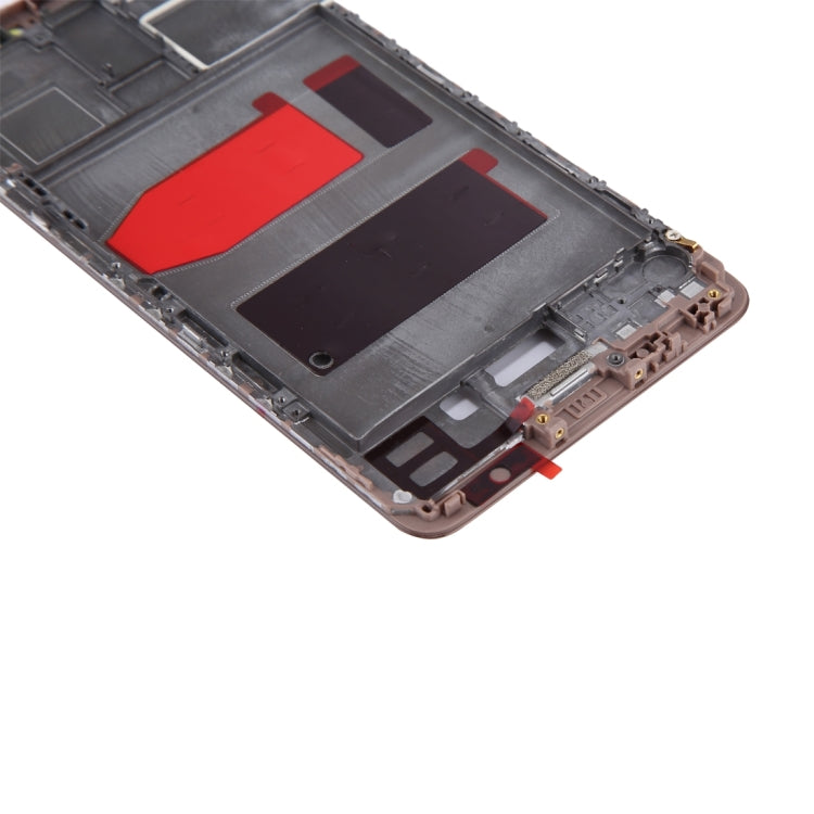 For Huawei Mate 9 Front Housing LCD Frame Bezel Plate(Mocha Gold) - Full Housing Cover by buy2fix | Online Shopping UK | buy2fix
