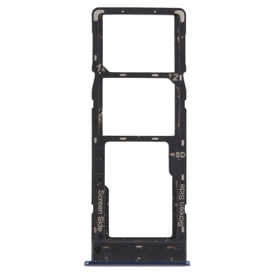 For Infinix X627 Smart 3 Plus SIM Card Tray + SIM Card Tray + Micro SD Card Tray (Blue) - Card Tray by buy2fix | Online Shopping UK | buy2fix