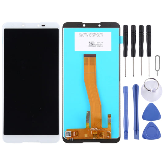 TFT LCD Screen for Wiko Y70 with Digitizer Full Assembly (White) - For Wiko by buy2fix | Online Shopping UK | buy2fix