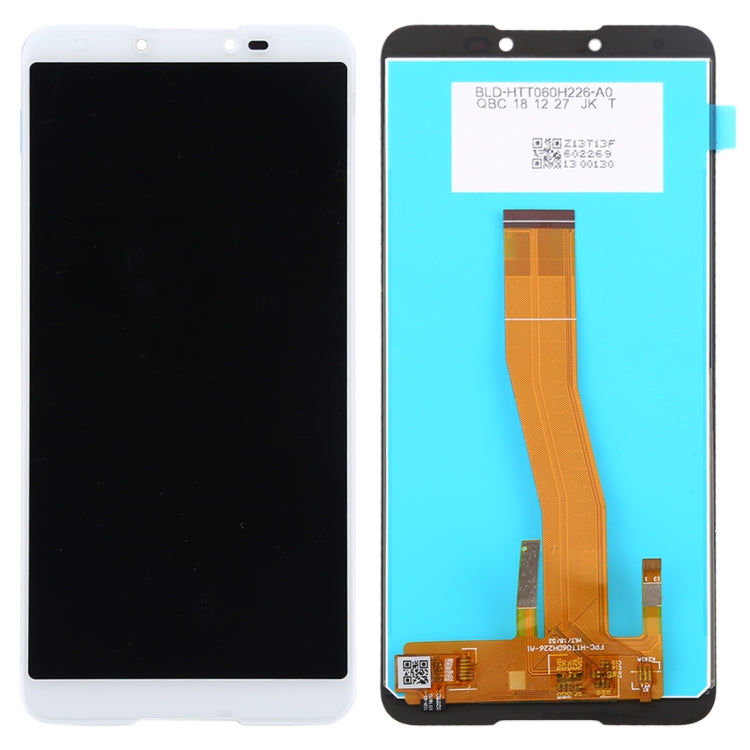 TFT LCD Screen for Wiko Y70 with Digitizer Full Assembly (White) - For Wiko by buy2fix | Online Shopping UK | buy2fix