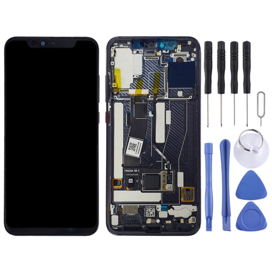 Original LCD Screen for Xiaomi Mi 8 Explorer / Mi 8 Pro Digitizer Full Assembly with Frame(Black) by buy2fix