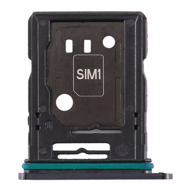 For OPPO Reno 10x zoom SIM Card Tray + SIM Card Tray / Micro SD Card Tray (Black) - Card Tray by buy2fix | Online Shopping UK | buy2fix