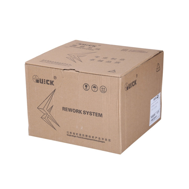 2 in 1 QUICK 706W+ 220V 50W Digital Display Hot Air Gun Anti-static Constant Temperature Lead-free Soldering Iron Desoldering Station, AU Plug by buy2fix