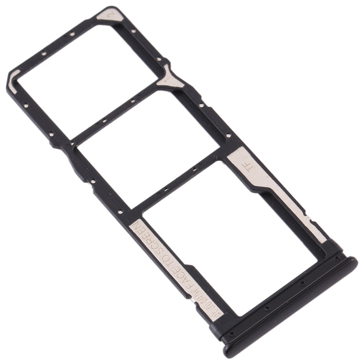 SIM Card Tray + SIM Card Tray + Micro SD Card Tray for Xiaomi Redmi Note 8 (Black) - Card Tray by buy2fix | Online Shopping UK | buy2fix