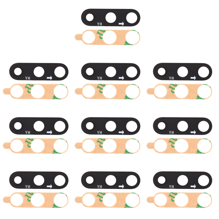 10 PCS Back Camera Lens for Xiaomi Mi CC9e / A3 - Camera by buy2fix | Online Shopping UK | buy2fix