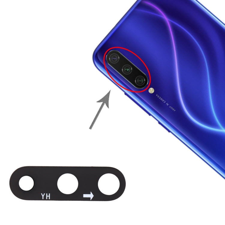 10 PCS Back Camera Lens for Xiaomi Mi CC9e / A3 - Camera by buy2fix | Online Shopping UK | buy2fix