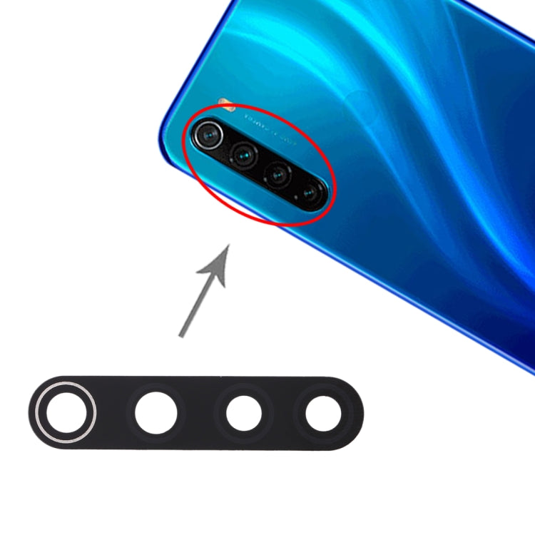 10 PCS Back Camera Lens for Xiaomi Redmi Note 8 - Camera by buy2fix | Online Shopping UK | buy2fix