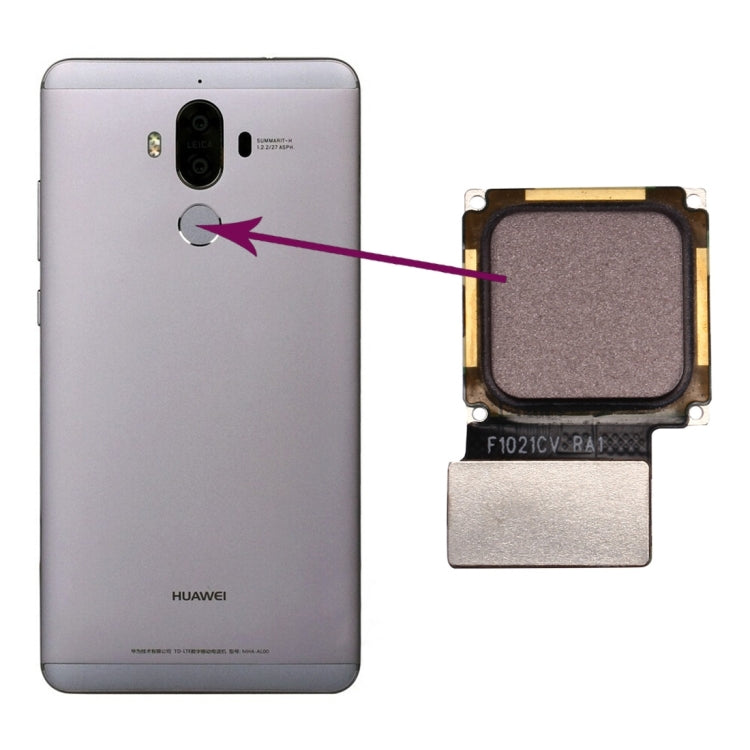 For Huawei Mate 9 Fingerprint Sensor Flex Cable (Mocha Gold) - Flex Cable by buy2fix | Online Shopping UK | buy2fix