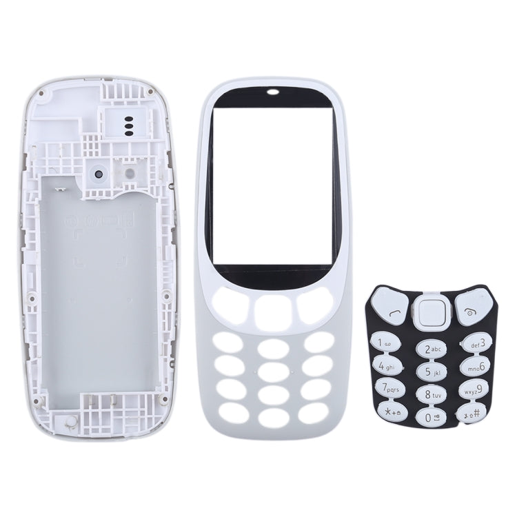 Full Assembly Housing Cover with Keyboard for Nokia 3310(Grey) - Full Housing Cover by buy2fix | Online Shopping UK | buy2fix