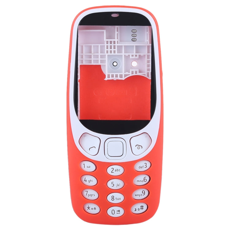 Full Assembly Housing Cover with Keyboard for Nokia 3310(Red) - Full Housing Cover by buy2fix | Online Shopping UK | buy2fix