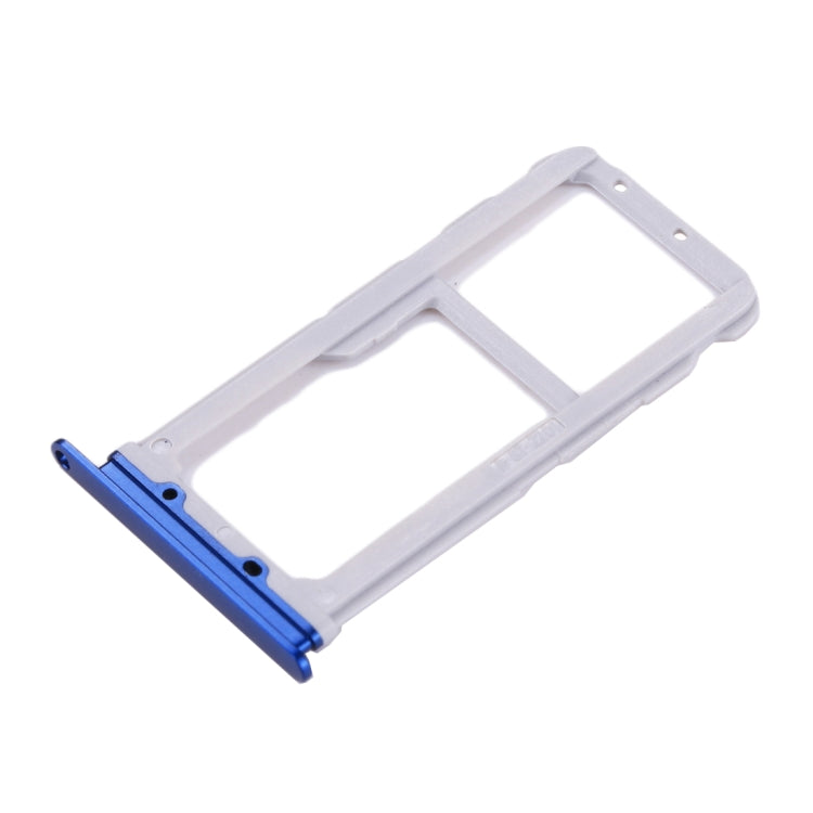 For Huawei Honor 9 SIM Card Tray & SIM / Micro SD Card Tray(Blue) by buy2fix