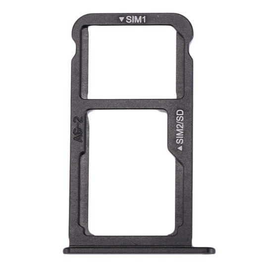For Huawei P10 SIM Card Tray & SIM / Micro SD Card Tray(Black) by buy2fix