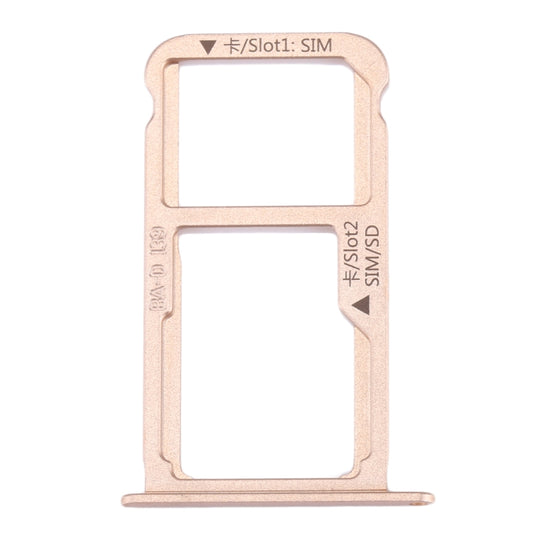 For Huawei Mate 9 SIM Card Tray & SIM / Micro SD Card Tray(Gold) by buy2fix