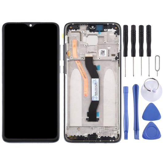 TFT LCD Screen for Xiaomi Redmi Note 8 Pro Digitizer Full Assembly with Frame (Double SIM Card Version)(Black) by buy2fix