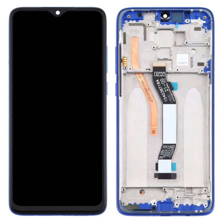 TFT LCD Screen for Xiaomi Redmi Note 8 Pro Digitizer Full Assembly with Frame (Double SIM Card Version)(Blue) - LCD Screen by buy2fix | Online Shopping UK | buy2fix