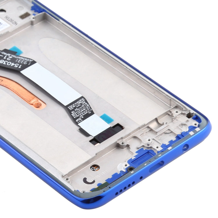 TFT LCD Screen for Xiaomi Redmi Note 8 Pro Digitizer Full Assembly with Frame (Double SIM Card Version)(Blue) - LCD Screen by buy2fix | Online Shopping UK | buy2fix