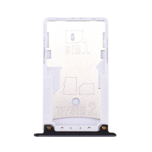 For Xiaomi Redmi Note 4 SIM & SIM / TF Card Tray(Black) by buy2fix