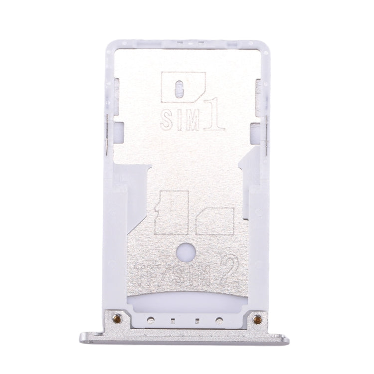 For Xiaomi Redmi Pro SIM & SIM / TF Card Tray(Silver) - Card Tray by buy2fix | Online Shopping UK | buy2fix