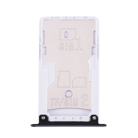 For Xiaomi Redmi Note 4X SIM & SIM / TF Card Tray(Black) by buy2fix