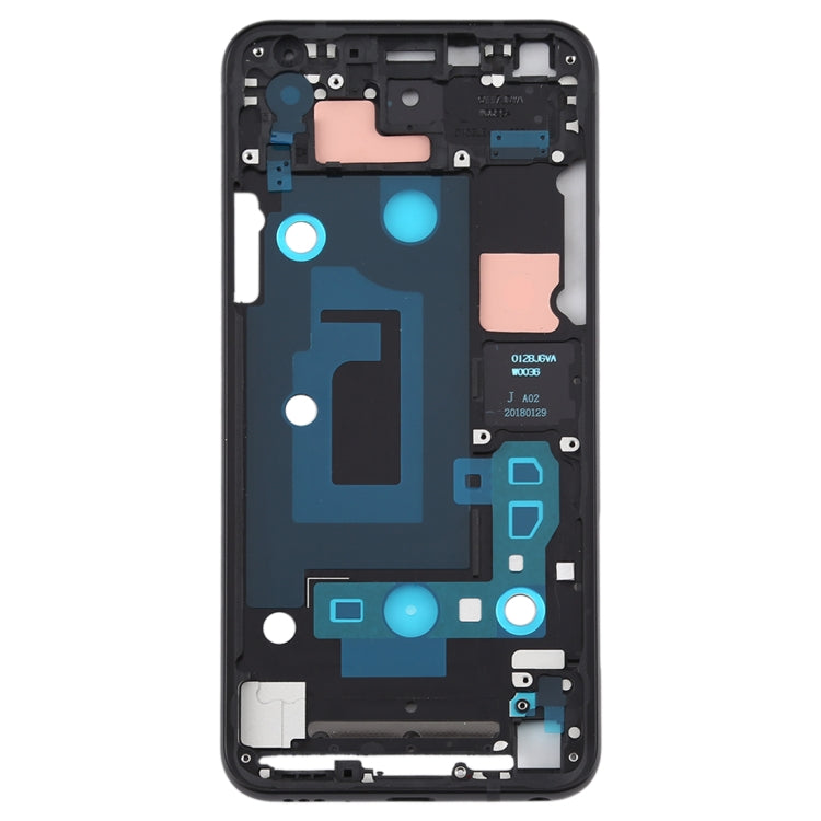 Front Housing LCD Frame Bezel Plate for LG Q7 / Q610 / Q7 Plus / Q725 / Q720 / Q7A / Q7 Alpha(Black) - For LG by buy2fix | Online Shopping UK | buy2fix