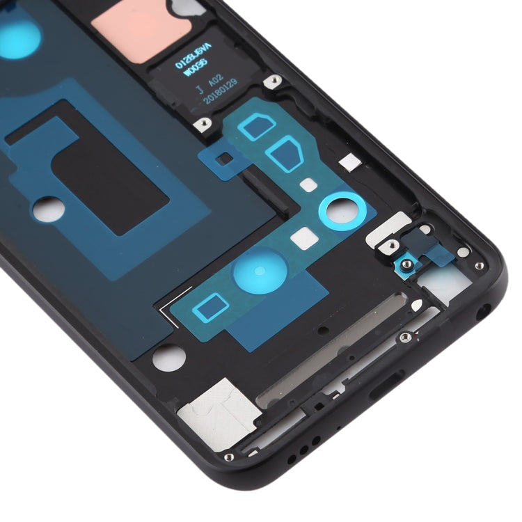 Front Housing LCD Frame Bezel Plate for LG Q7 / Q610 / Q7 Plus / Q725 / Q720 / Q7A / Q7 Alpha(Black) - For LG by buy2fix | Online Shopping UK | buy2fix