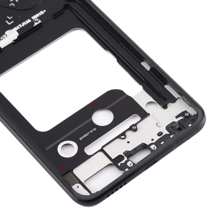 Front Housing LCD Frame Bezel Plate for LG V35 ThinQ (Black) - For LG by buy2fix | Online Shopping UK | buy2fix