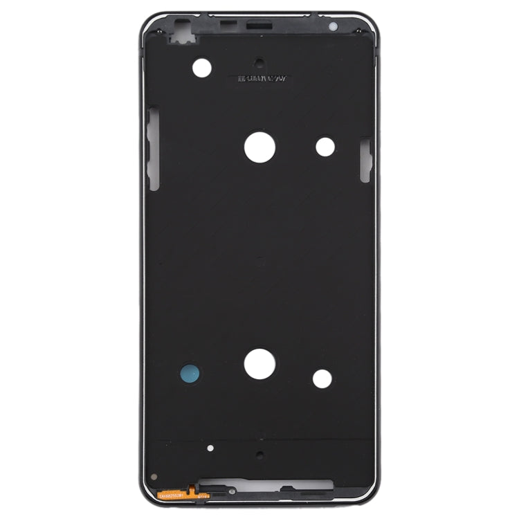 Front Housing LCD Frame Bezel Plate for LG Q Stylo 4 Q710 Q710MS Q710CS (Black) - For LG by buy2fix | Online Shopping UK | buy2fix