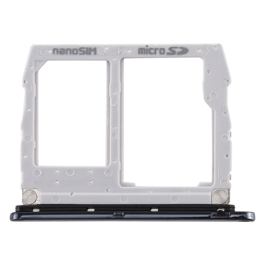 SIM Card Tray + Micro SD Card Tray for LG K40 / K12 Plus / X4 (2019) / X420EM / X420BMW / X420HM / X420 / X420N (Silver) by buy2fix