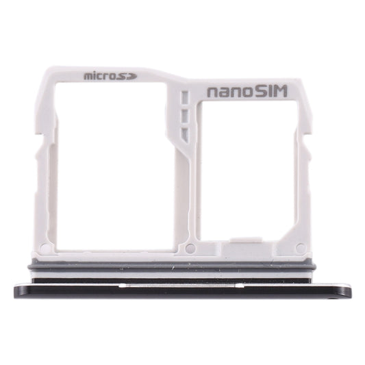 SIM Card Tray + Micro SD Card Tray for LG V50 ThinQ 5G(Black) by buy2fix