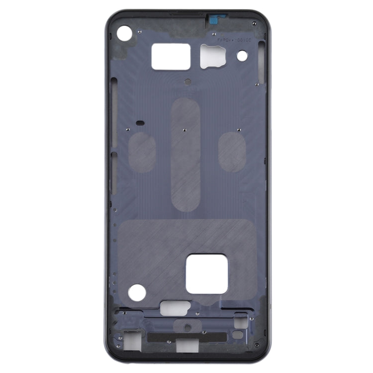 Front Housing LCD Frame Bezel Plate for LG Q70 (Black) - For LG by buy2fix | Online Shopping UK | buy2fix