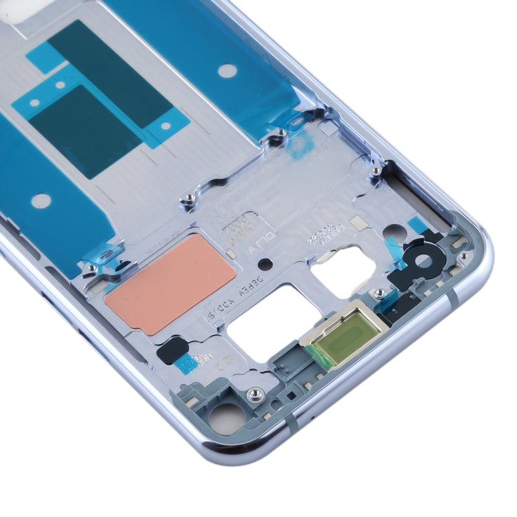 Front Housing LCD Frame Bezel Plate for LG Q70 (Baby Blue) - For LG by buy2fix | Online Shopping UK | buy2fix