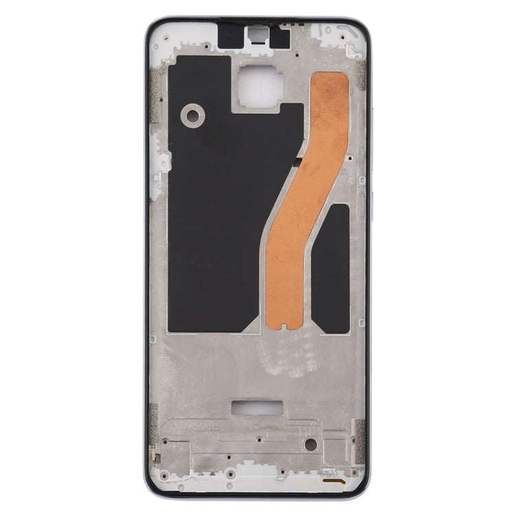 Front Housing LCD Frame Bezel Plate for Xiaomi Redmi Note 8 Pro (Double SIM Version)(White) - Frame Bezel Plate by buy2fix | Online Shopping UK | buy2fix