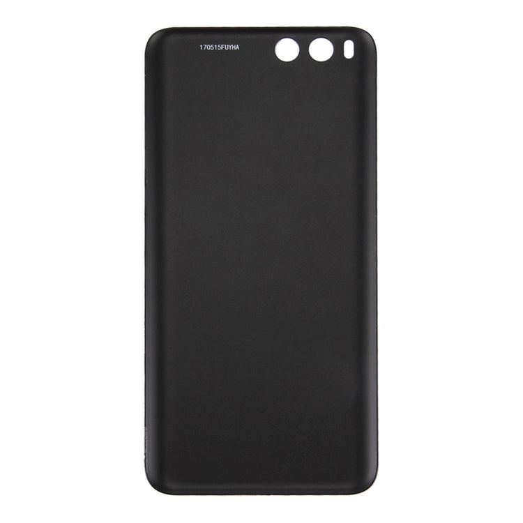 For Xiaomi Mi 6 Glass Battery Back Cover(Black) - Back Cover by buy2fix | Online Shopping UK | buy2fix