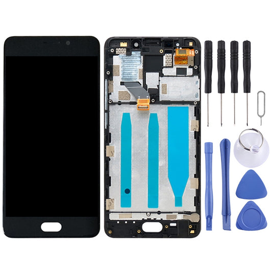 TFT LCD Screen for Meizu M6 Note Digitizer Full Assembly with Frame(Black) - For Meizu by buy2fix | Online Shopping UK | buy2fix