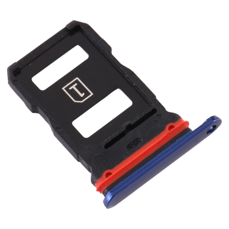 For Vivo iQOO Pro SIM Card Tray + SIM Card Tray (Blue) - Card Tray by buy2fix | Online Shopping UK | buy2fix