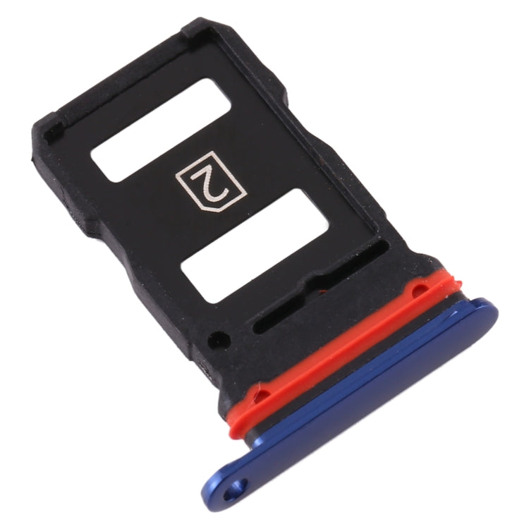 For Vivo iQOO Pro SIM Card Tray + SIM Card Tray (Blue) - Card Tray by buy2fix | Online Shopping UK | buy2fix