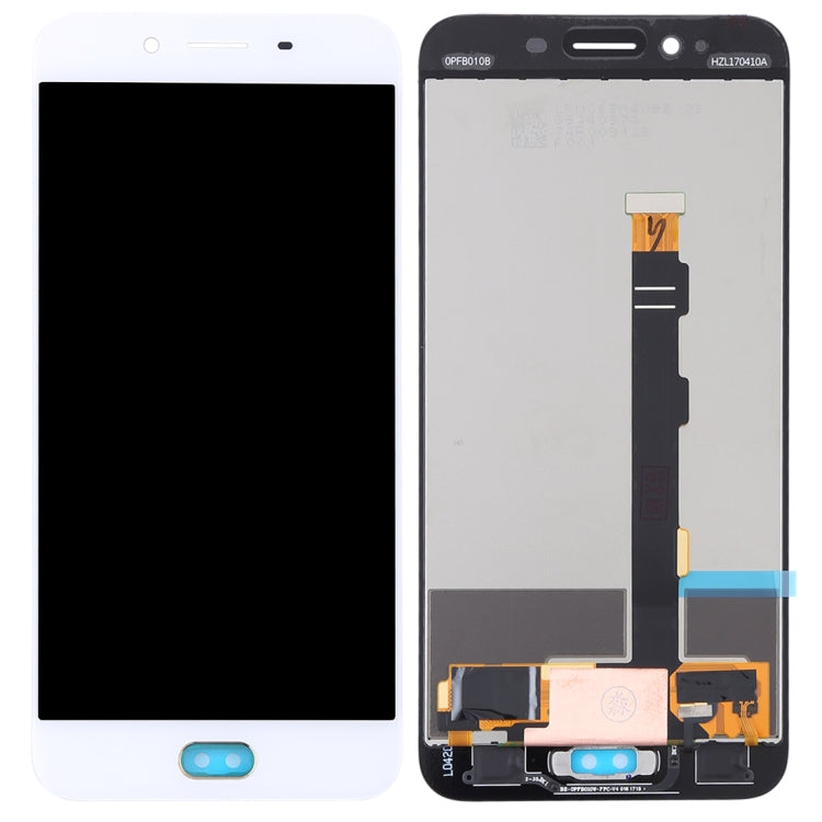 TFT LCD Screen for OPPO R9sk Digitizer Full Assembly (White) - LCD Screen by buy2fix | Online Shopping UK | buy2fix