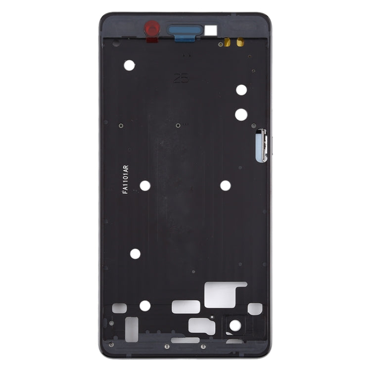 Front Housing LCD Frame Bezel Plate for Nokia 7 TA-1041 (Black) - Full Housing Cover by buy2fix | Online Shopping UK | buy2fix