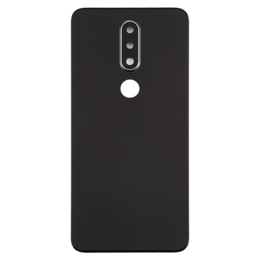 Battery Back Cover with Camera Lens for Nokia X6 (2018) / 6.1 Plus TA-1099 TA-1103(Black) by buy2fix
