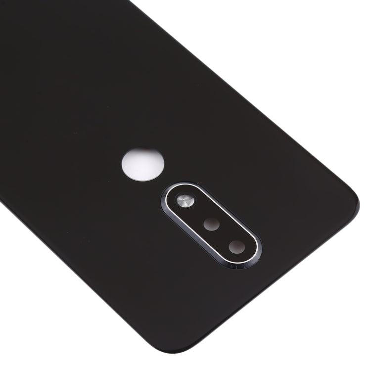Battery Back Cover with Camera Lens for Nokia X6 (2018) / 6.1 Plus TA-1099 TA-1103(Black) - Back Cover by buy2fix | Online Shopping UK | buy2fix