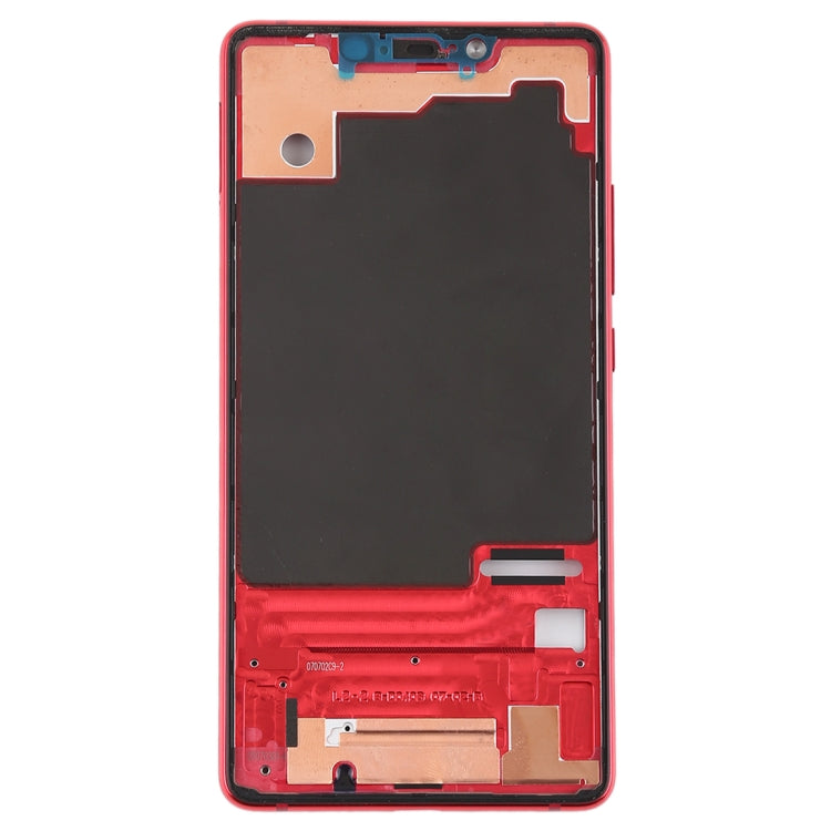 Middle Frame Bezel with Side Keys for Xiaomi Mi 8 SE (Red) - Frame Bezel Plate by buy2fix | Online Shopping UK | buy2fix