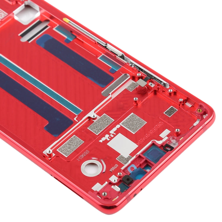 Middle Frame Bezel with Side Keys for Xiaomi Mi 8 SE (Red) - Frame Bezel Plate by buy2fix | Online Shopping UK | buy2fix