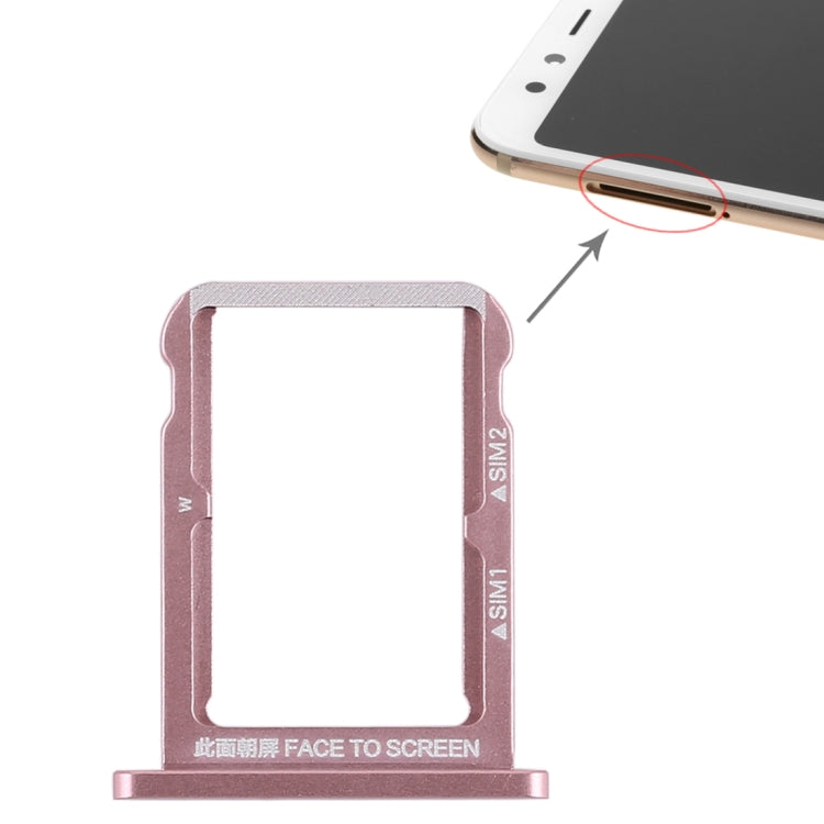 Double SIM Card Tray for Xiaomi Mi 6X (Rose Gold) by buy2fix