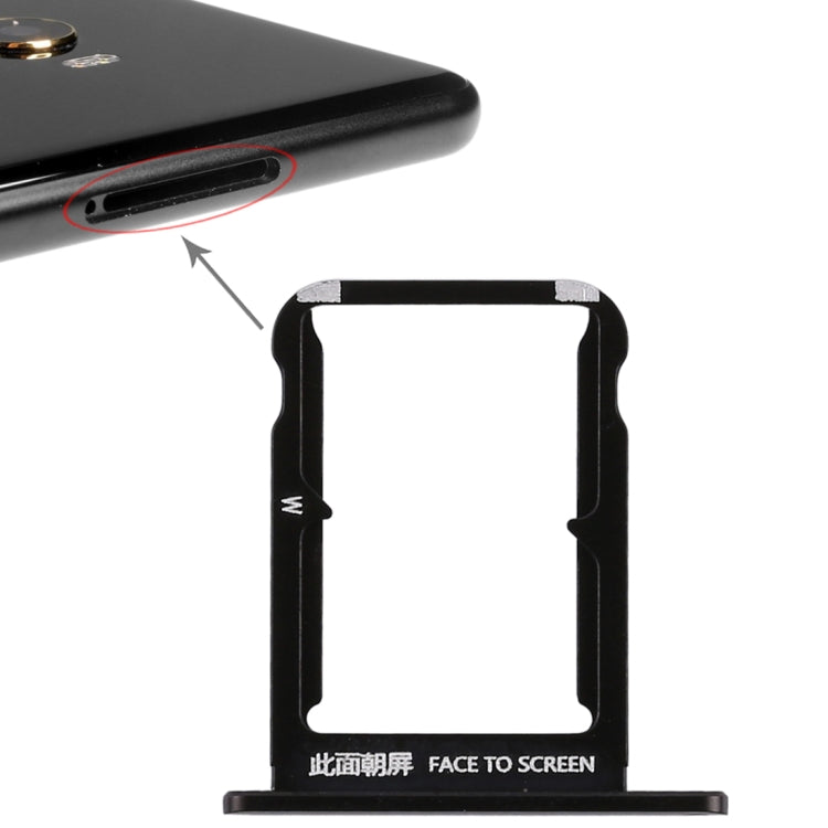SIM Card Tray for Xiaomi Mi Mix2 (Black) by buy2fix