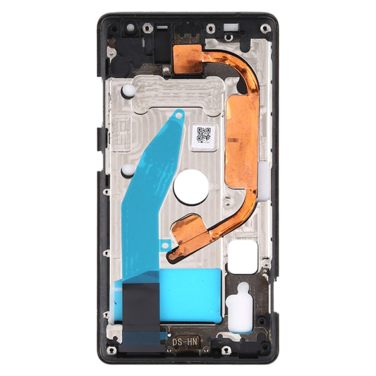 Front Housing LCD Frame Bezel Plate for Nokia 8 Sirocco (Black) - Full Housing Cover by buy2fix | Online Shopping UK | buy2fix
